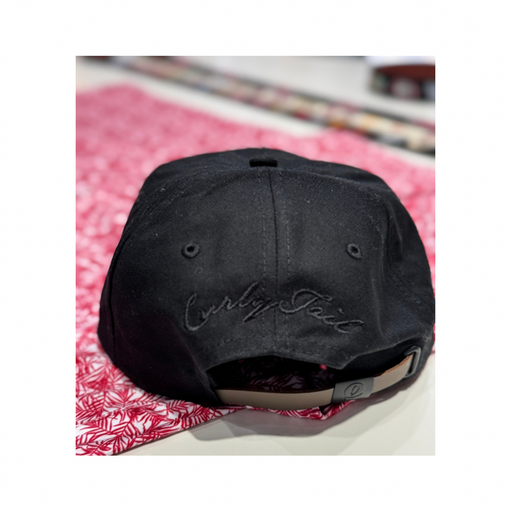 Curly Tail  Rope Hat| Black