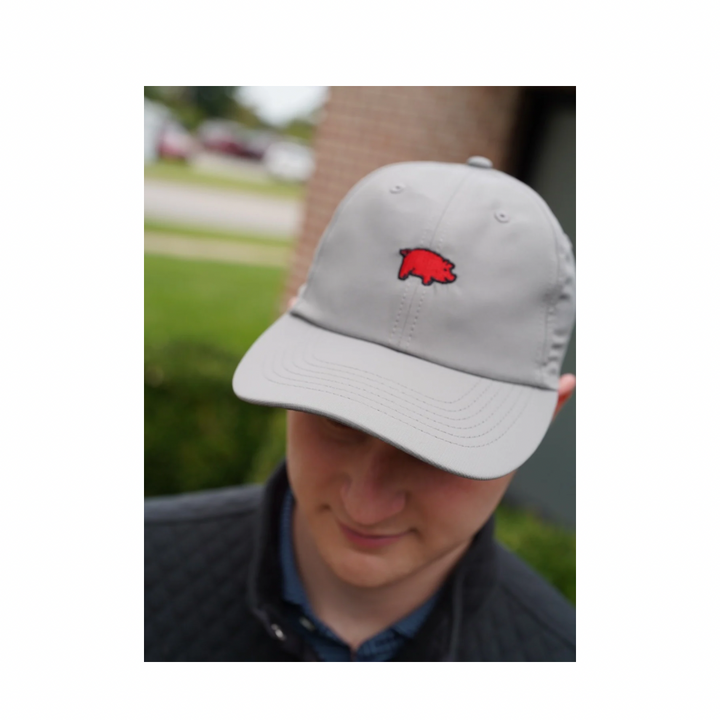 Curly Tail Performance Hat| Frost Grey
