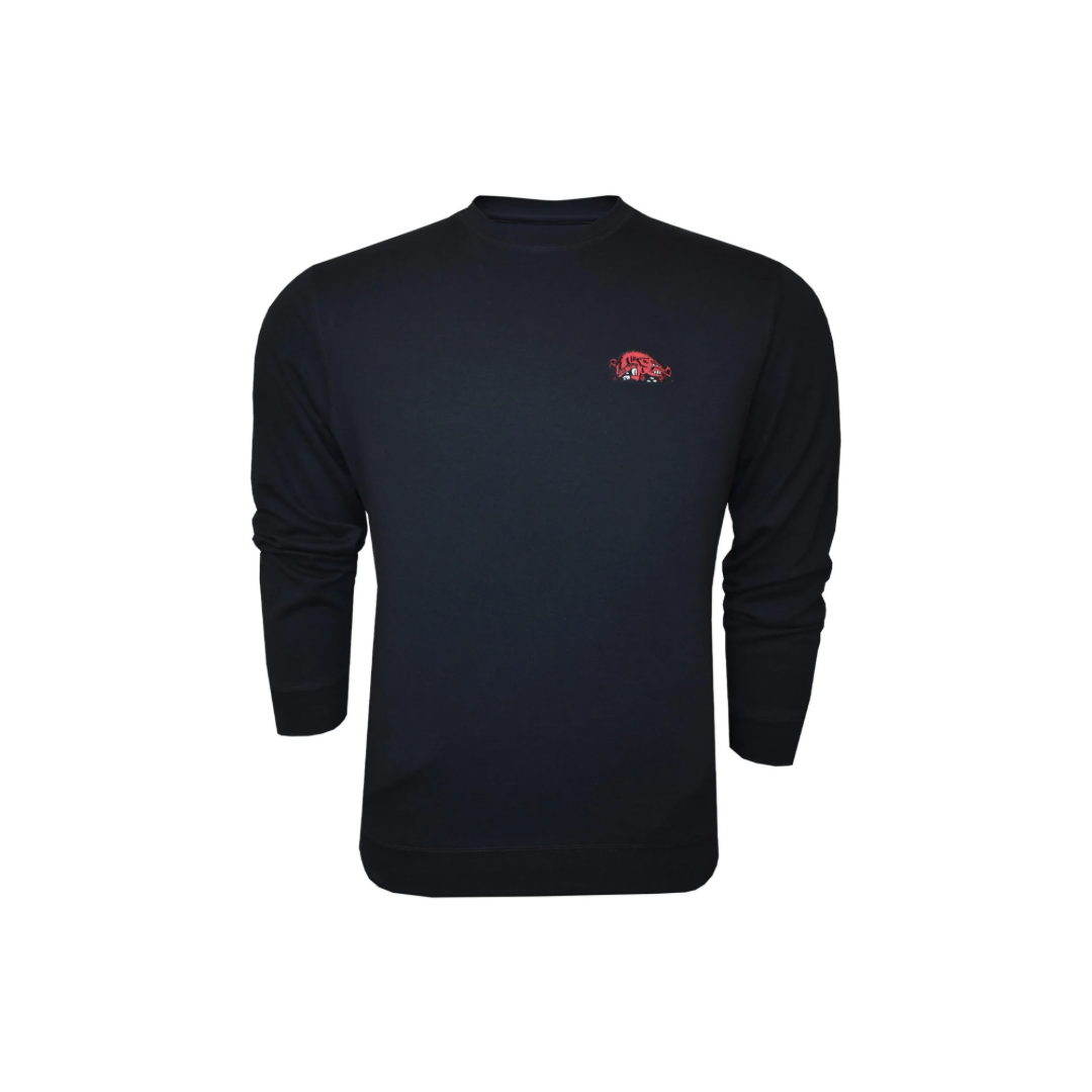 Slobber Hog Crew Neck| Black