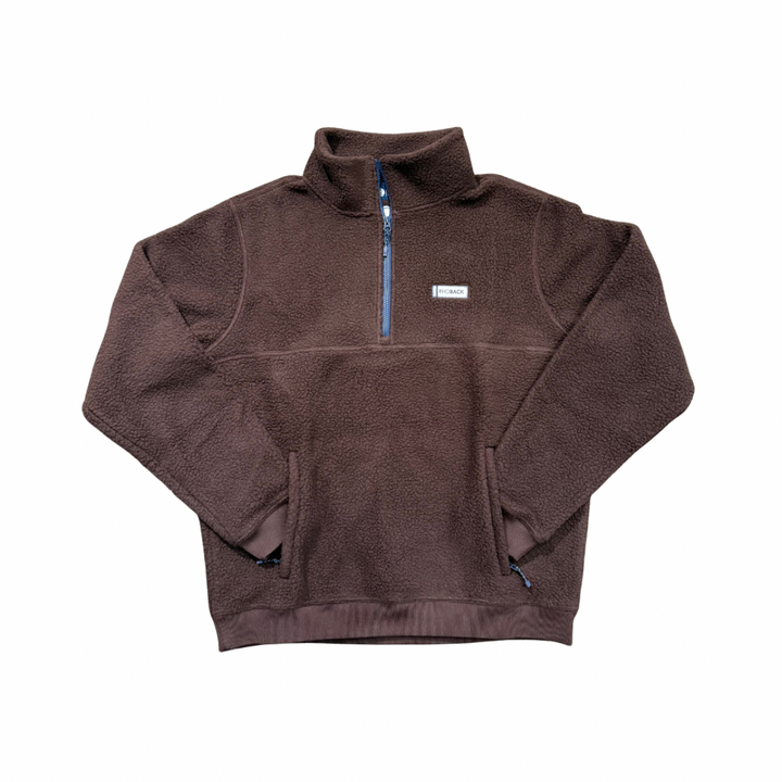 Rhoback X Curly Tail Fleece Pullover | Brown