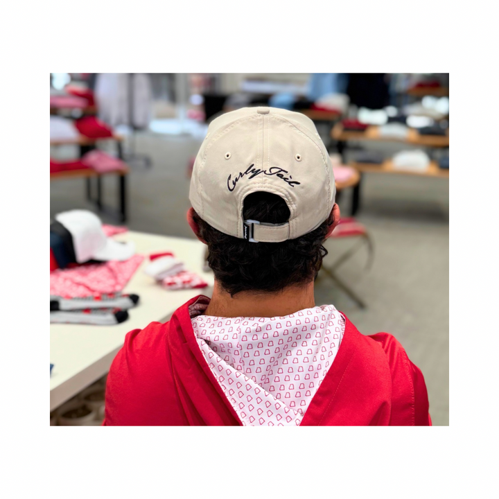 Curly Tail Performance Hat| Stone