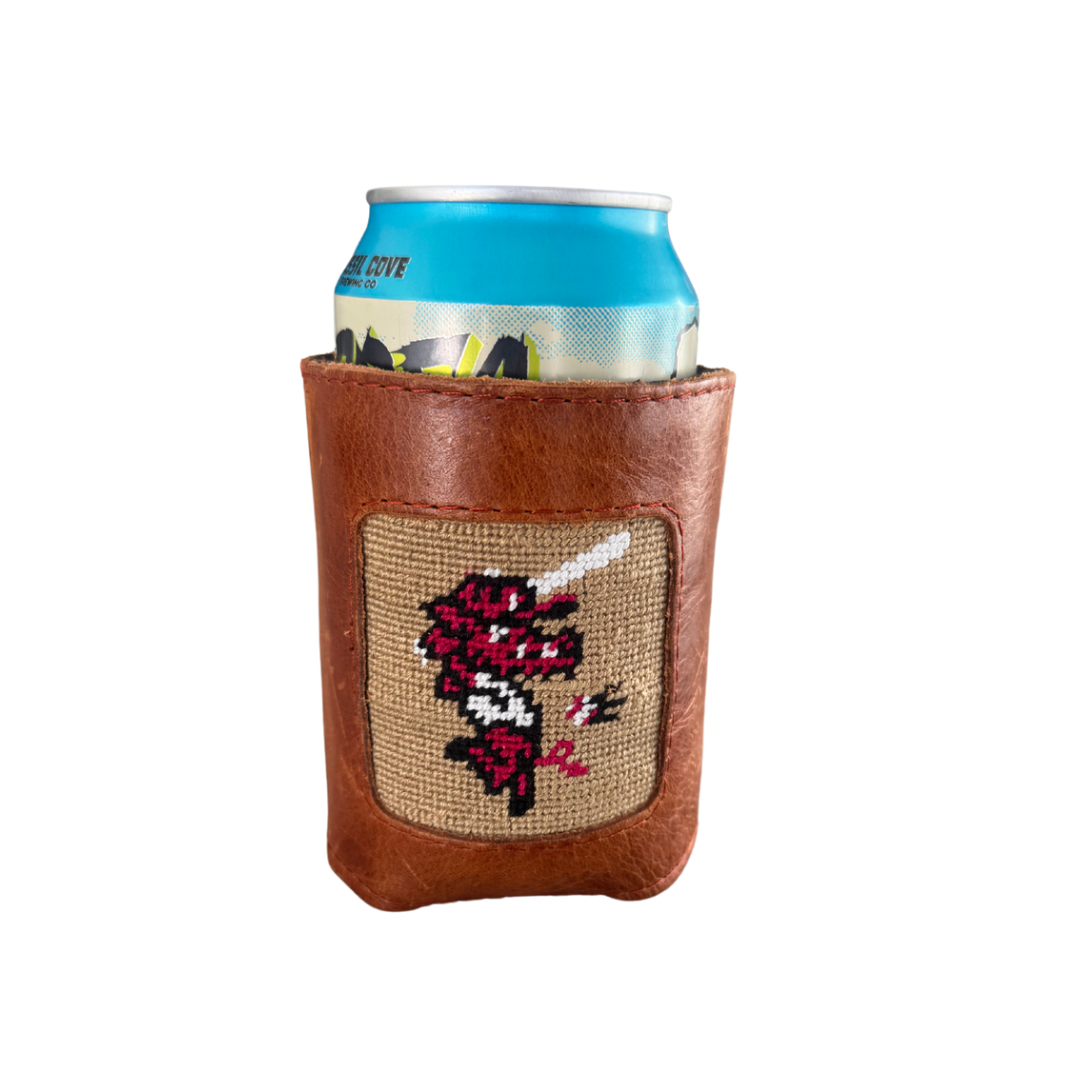 Vintage Ribby Baseball Hog Can Cooler