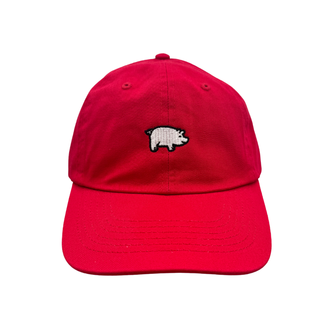 The Original Buckle Curly Tail Hat| Crimson