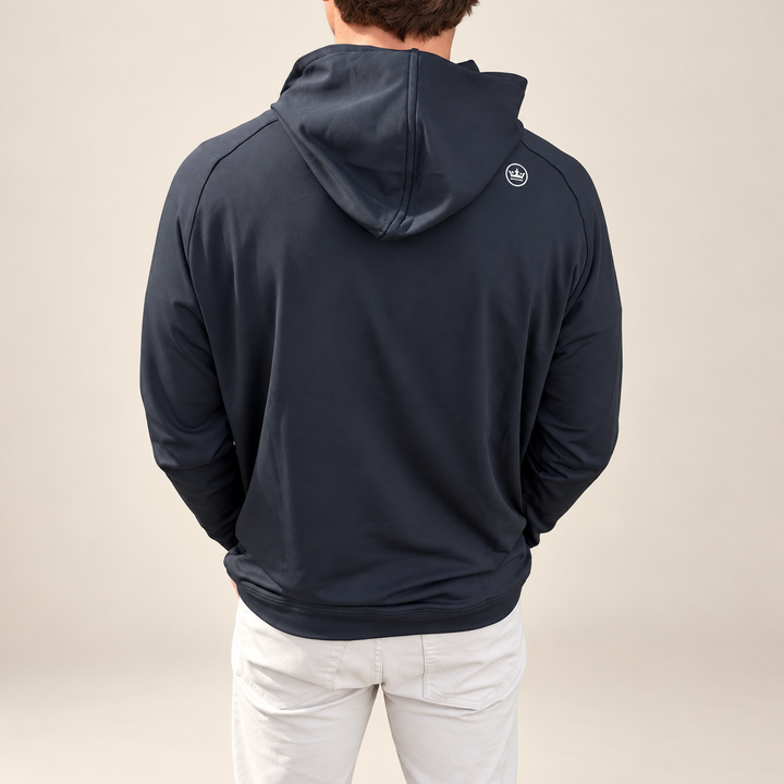 Slobbering Hog Pine Performance Hoodie| Black