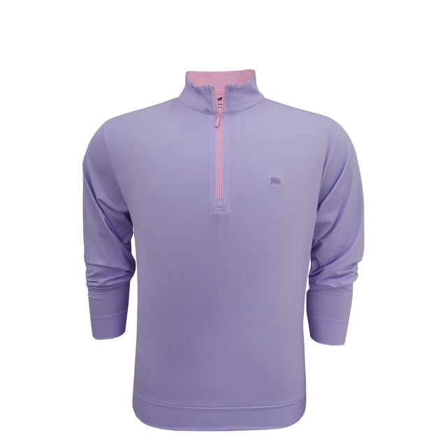 Curly Tail State 1/4 Zip |Lavender