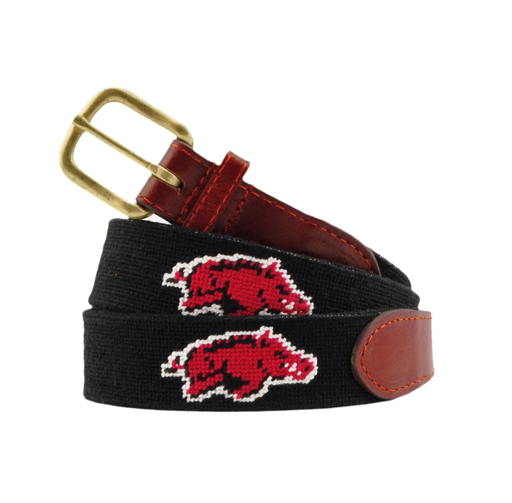 Arkansas Razorback Belt | Black – Walker Brothers