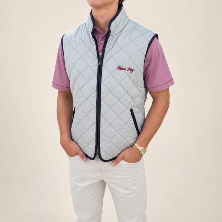 Wooo Pig Vest Grey| Charcoal