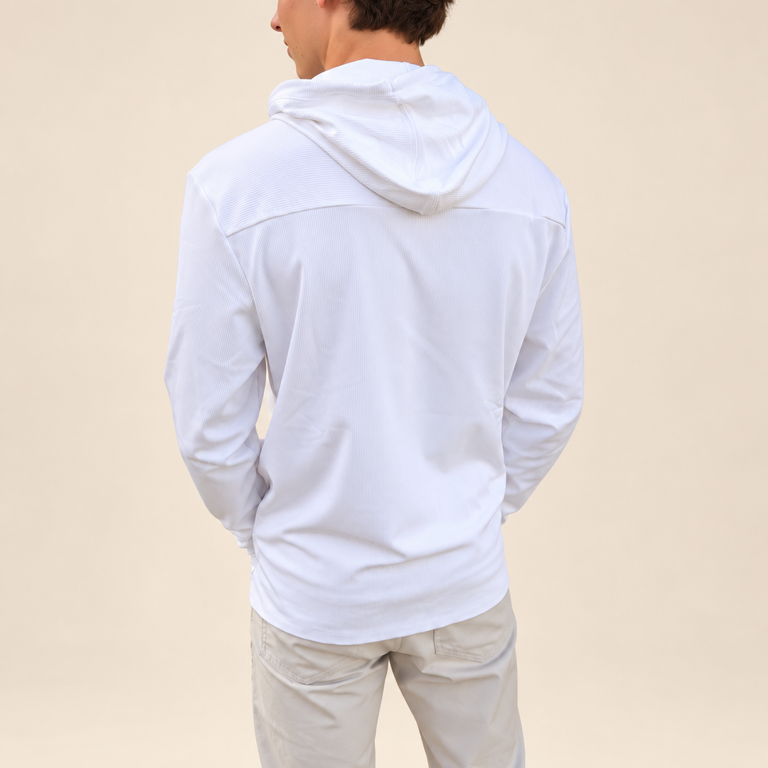Pennant Hog Hoppin Pop Hoodie|  White