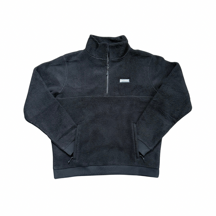 Rhoback X Curly Tail Fleece Pullover | Black