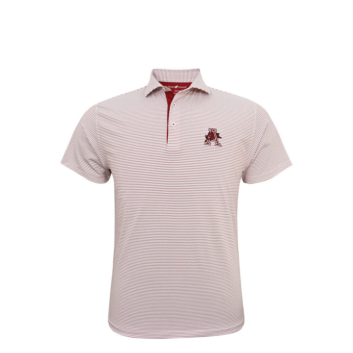 Horn Legend Hog Jumping Through 'A' Polo | White/ Crimson