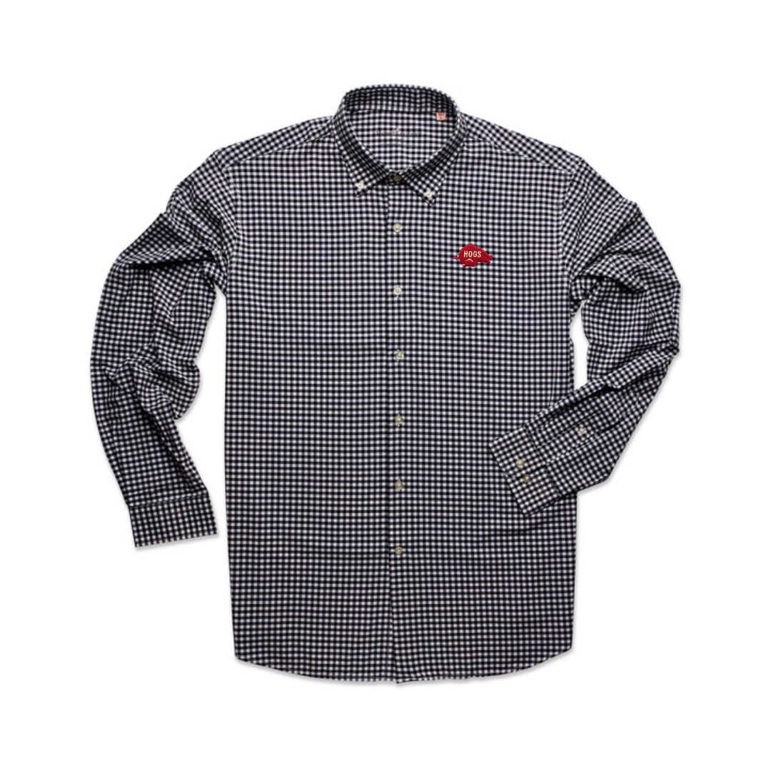 Horn Legend 70s Hog Button Up Shirt | Black