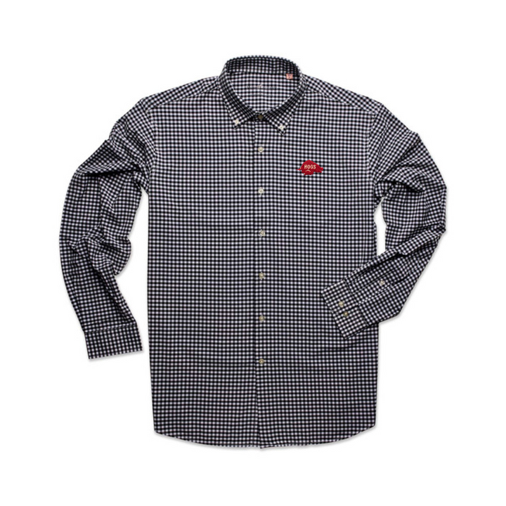 Horn Legend 70s Hog Button Up Shirt | Black