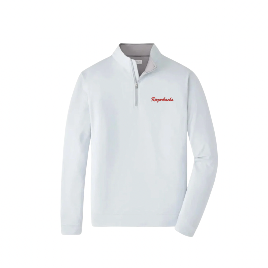 Razorback Script Performance 1/4 Zip| British Grey