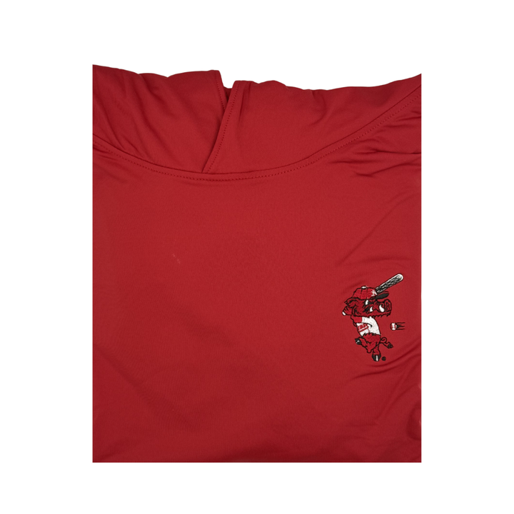 Johnnie-O Baseball Hog Motion Hoodie | Crimson