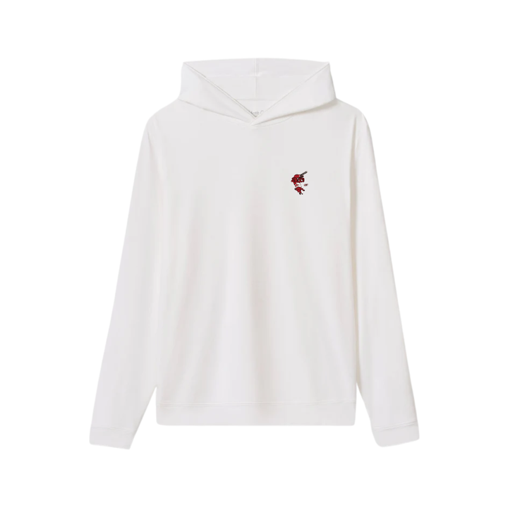 Johnnie-O Baseball Hog Motion Hoodie | White