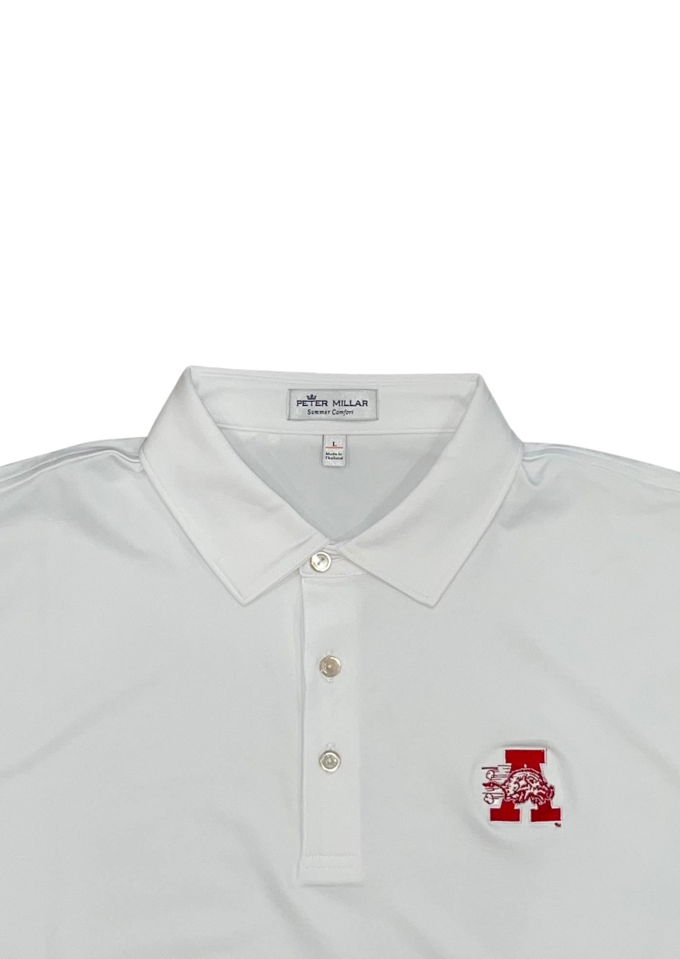 Hog on A Solid Performance Jersey Polo